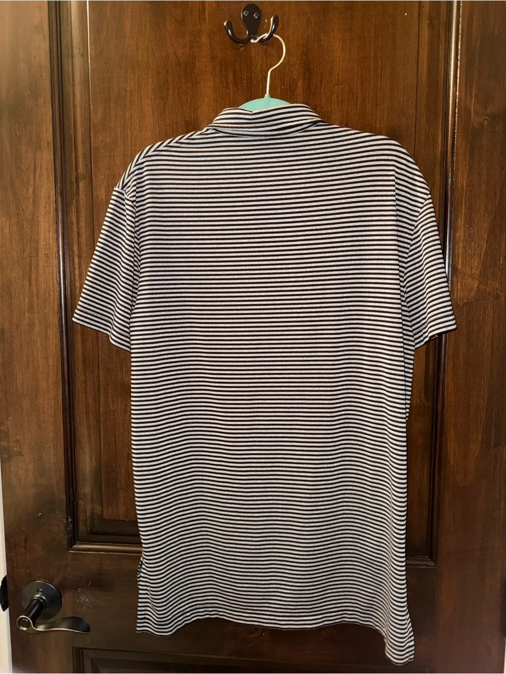 Polo Performance by Ralph Lauren black & gray Striped Polo